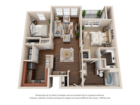 2 bed 2 bath at The Reserve at Sugarloaf Apartments, Duluth